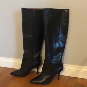 Nine West Black Leather Boots